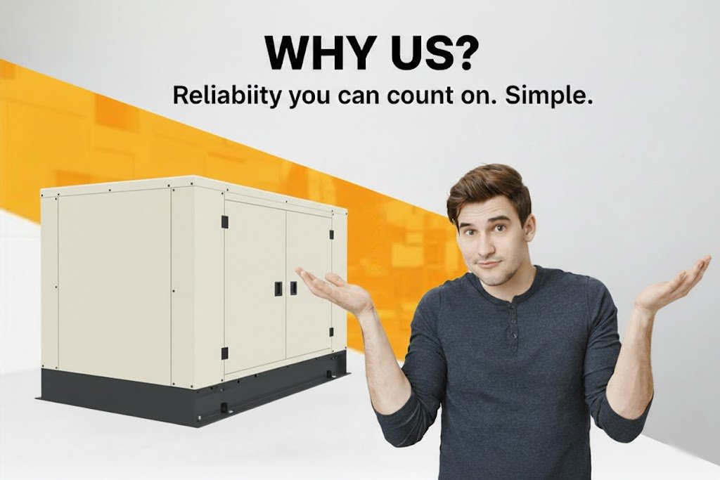 Industrial diesel generator - Najma Mohammed's premium power generation equipment for UAE businesses